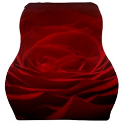 Rose-red-rose-red-flower-petals-waves-glow Car Seat Velour Cushion  by Sapixe