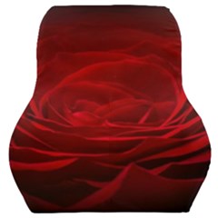 Rose-red-rose-red-flower-petals-waves-glow Car Seat Back Cushion  by Sapixe