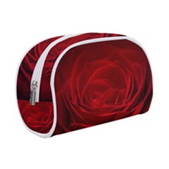 Rose-red-rose-red-flower-petals-waves-glow Make Up Case (small) by Sapixe