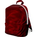 Rose-red-rose-red-flower-petals-waves-glow Zip Up Backpack View1