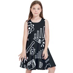 Knowledge-drawing-education-science Kids  Skater Dress by Sapixe