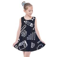 Knowledge-drawing-education-science Kids  Summer Dress by Sapixe