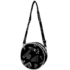 Knowledge-drawing-education-science Crossbody Circle Bag