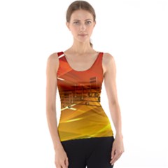 Music-notes-melody-note-sound Tank Top by Sapixe