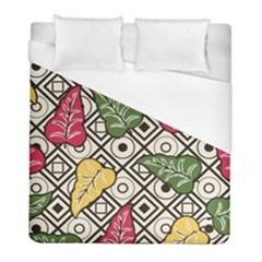 Leaves Foliage Batik Seamless Duvet Cover (full/ Double Size) by Sapixe