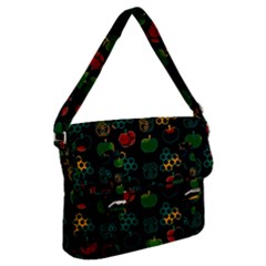 Apples Honey Honeycombs Pattern Buckle Messenger Bag by Sapixe