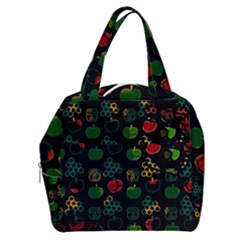 Apples Honey Honeycombs Pattern Boxy Hand Bag by Sapixe