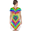 Tie Dye Heart Colorful Prismatic Cap Sleeve Nightdress View2