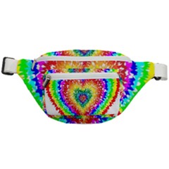 Tie Dye Heart Colorful Prismatic Fanny Pack