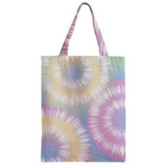 Tie Dye Pattern Colorful Design Zipper Classic Tote Bag by Sapixe