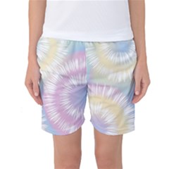 Tie Dye Pattern Colorful Design Women s Basketball Shorts by Sapixe