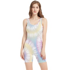 Tie Dye Pattern Colorful Design Women s Wrestling Singlet by Sapixe