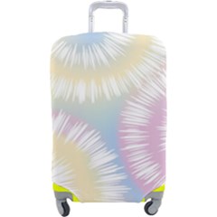 Tie Dye Pattern Colorful Design Luggage Cover (large) by Sapixe