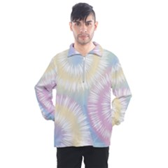 Tie Dye Pattern Colorful Design Men s Half Zip Pullover by Sapixe