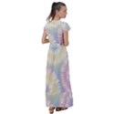 Tie Dye Pattern Colorful Design Flutter Sleeve Maxi Dress View2