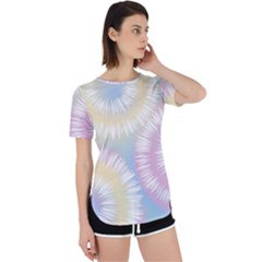 Tie Dye Pattern Colorful Design Perpetual Short Sleeve T-shirt by Sapixe