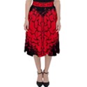 Heart Brain Mind Psychology Doubt Classic Midi Skirt View1