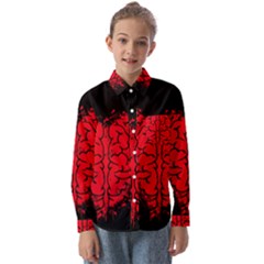 Heart Brain Mind Psychology Doubt Kids  Long Sleeve Shirt