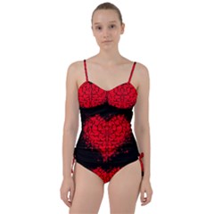 Heart Brain Mind Psychology Doubt Sweetheart Tankini Set by Sapixe