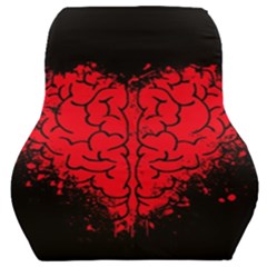 Heart Brain Mind Psychology Doubt Car Seat Back Cushion  by Sapixe