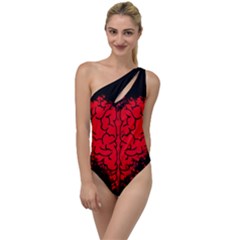 Heart Brain Mind Psychology Doubt To One Side Swimsuit by Sapixe