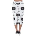 Cute Cameras Doodles Hand Drawn Midi Pencil Skirt View2