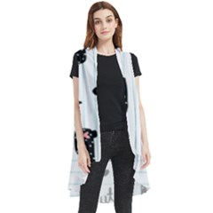 Cute Cameras Doodles Hand Drawn Sleeveless Chiffon Waistcoat Shirt