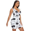 Cute Cameras Doodles Hand Drawn Draped Bodycon Dress View3