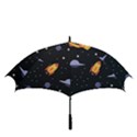 Cosmos Rockets Spaceships Ufos Golf Umbrellas View3