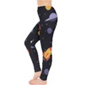 Cosmos Rockets Spaceships Ufos Leggings  View3