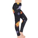 Cosmos Rockets Spaceships Ufos Leggings  View4