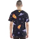 Cosmos Rockets Spaceships Ufos Men s Sport Mesh Tee View2