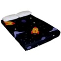 Cosmos Rockets Spaceships Ufos Fitted Sheet (California King Size) View2