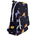 Cosmos Rockets Spaceships Ufos Travelers  Backpack View2