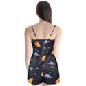 Cosmos Rockets Spaceships Ufos Satin Pajamas Set View2