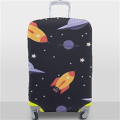 Cosmos Rockets Spaceships Ufos Luggage Cover (large)