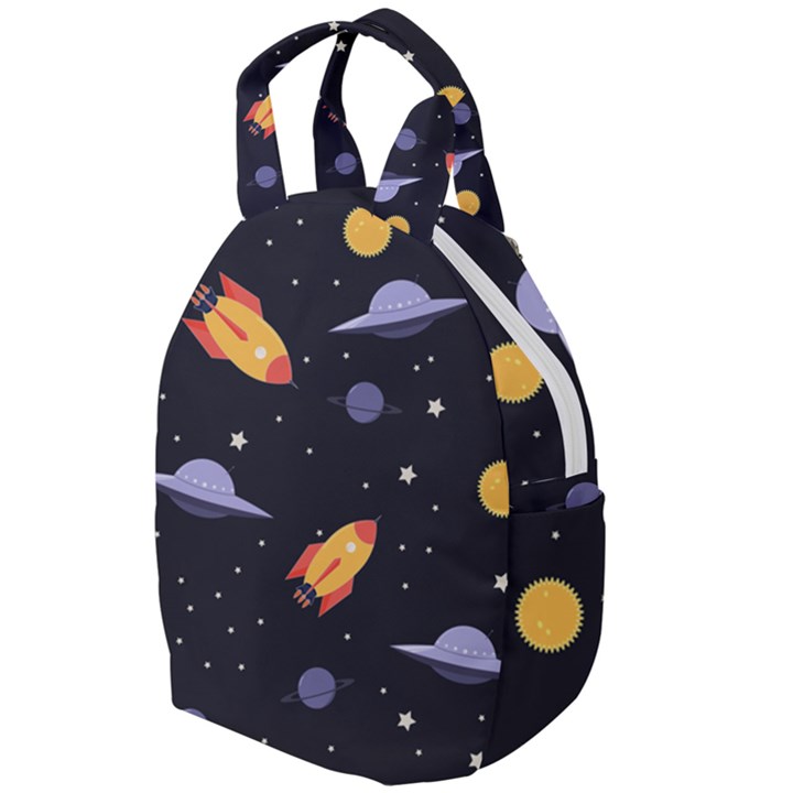 Cosmos Rockets Spaceships Ufos Travel Backpacks