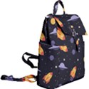 Cosmos Rockets Spaceships Ufos Buckle Everyday Backpack View2