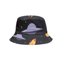 Cosmos Rockets Spaceships Ufos Bucket Hat (kids) by Sapixe