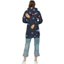 Cosmos Rockets Spaceships Ufos Women s Long Oversized Pullover Hoodie View2