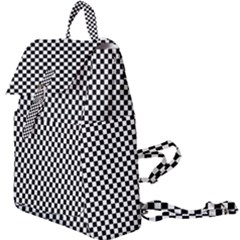 Black And White Checkerboard Background Board Checker Buckle Everyday Backpack by Sapixe