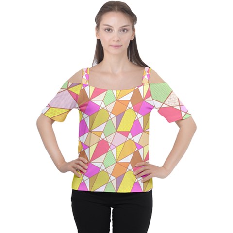 Power Pattern 821-1c Cutout Shoulder Tee by PatternFactory