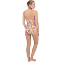 Power Pattern 821-1c Scallop Top Cut Out Swimsuit View2