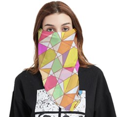 Power Pattern 821-1c Face Covering Bandana (triangle) by PatternFactory