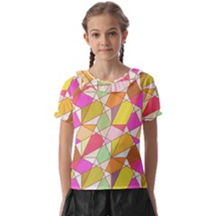 Power Pattern 821-1c Kids  Frill Chiffon Blouse by PatternFactory