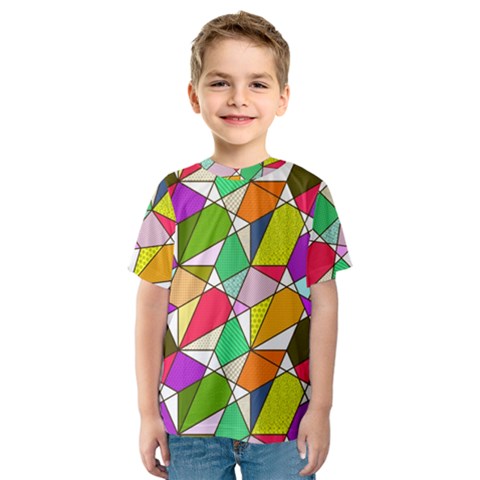 Power Pattern 821-1b Kids  Sport Mesh Tee by PatternFactory