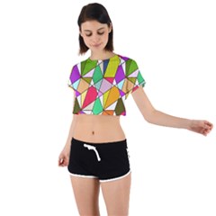 Power Pattern 821-1b Tie Back Short Sleeve Crop Tee by PatternFactory