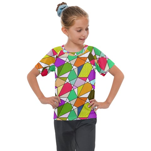 Power Pattern 821-1b Kids  Mesh Piece Tee by PatternFactory