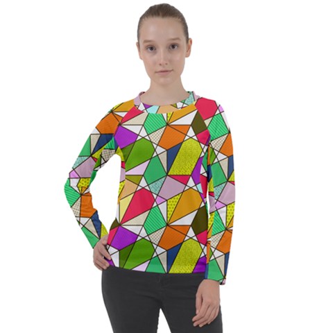 Power Pattern 821-1b Women s Long Sleeve Raglan Tee by PatternFactory