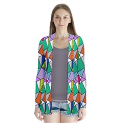 Power Pattern 821-1a Drape Collar Cardigan by PatternFactory